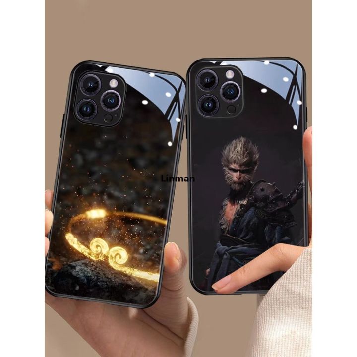 Linman%20%E3%80%902025%20Version%E3%80%91%20NFC%20Function%20DIY%20Phone%20Case%20For%20iphone%2015%2014%2013%20Pro%20Max%20Portable%20Black%20Myth%20Wukong%20Enhanced%204%20Colors%20Screen%203.97inch%20Funda%20With%20Gift%20Case%20-%20Image%202