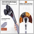 Double Heads Heating Body Massager – Electric Facial Deep Tissue Fitness Massage Stick – Head Neck Waist Leg Muscles Pain Relief Massage Hammer – Handheld Deep Tissue massage – Full body Tapping Massager - Body Shaping Exercise Massaging machine. 