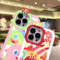 ZeroQiQi for Infinix Hot 30 Play Back Cover Cute Plush Toy Monster Lens Phone Case Thin Soft Drop Resistant Protective Cover. 