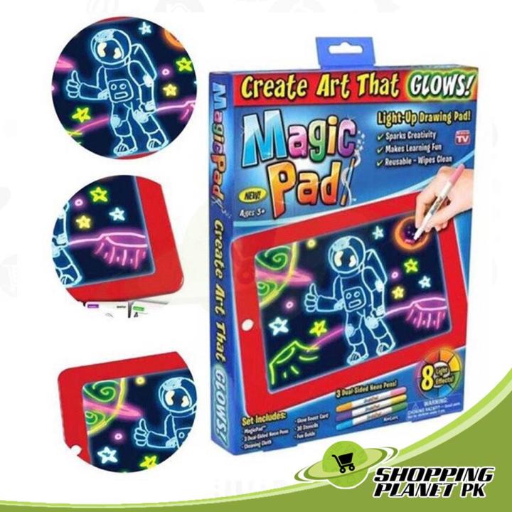 LED Magic Pad | Drawing Tablet| Glow Drawing board