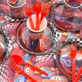 Disney Cars Birthday Party Decorations Lightning Mcqueen Disposable Tableware Banner Balloon Kid Baby Shower Race Party Supplies Hesitate. 
