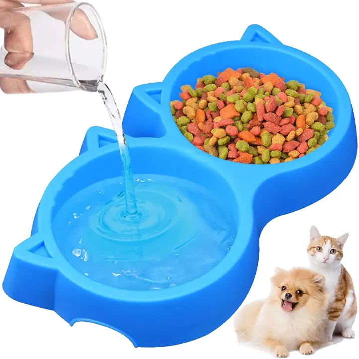 Cat%20Shaped%20Double%20food%20bowl%20Pet%20Plastic%20food%20bowl%20Foodie%20Puppies%20Non-Slip,%20Non-Toxic%20Pet%20Feeding%20Plastic%20Cat%20Face%20Shaped%20Double%20Bowl%20Food%20&%20Water%20Feeder%202-in-1%20Bowl%20for%20Dogs,%20Puppies,%20Cats%20&%20Kittens%20-%20Multi%20Colour%20-%20Image%202