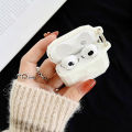 Simple Hanging Ring Rubik's Cube Shell Wireless Earphone Case For Apple AirPods Pro Solid color hard Protective Cover. 