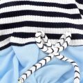 SELMAI Stripe Pet Outfits for Small Dog Shirt Top Denim Pants Doggie Casual Wear Poodle Chihuahua Clothes Outfits Clothes Apparel Blue XL. 