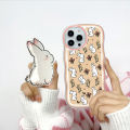 AMORVOR for VIVO Y17S Back Cover With Free Holder Cartoon Cute Soft Wavy Phone Case Camera Protection Transparent TPU Soft Cover. 