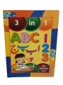 Kids Learning Books and Writing Book 3 in 1 English Urdu Numbers 9 inches x 7 inches. 