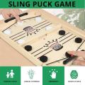 Table Hockey Paced Sling Puck Board Game Fast Sling Puck Winner Party Game Adult Child Family Game Desktop Battle Board Game. 