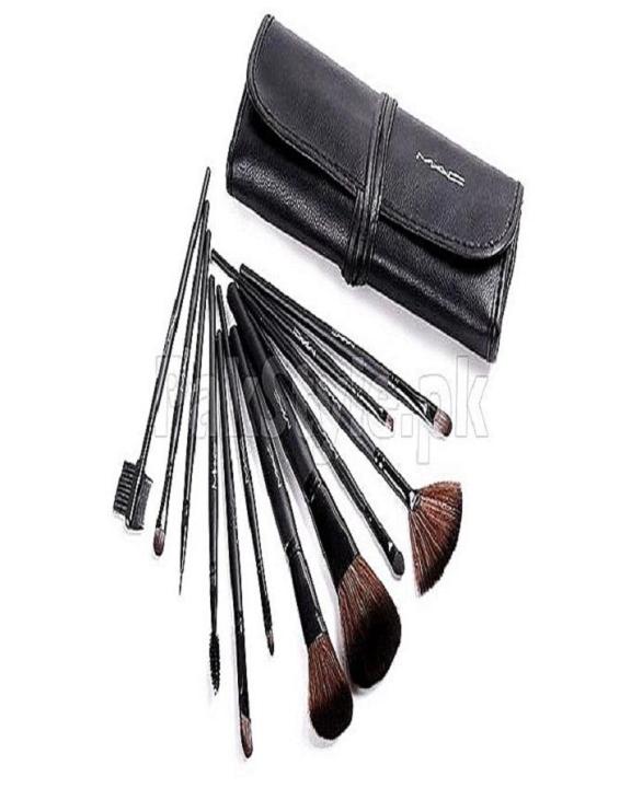 12 Pieces Makeup Brushes Set With Pouch