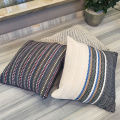 Relaxsit Bunti Handmade Floor Cushions For Sitting - Multi-Color - Large Floor Cushion for setting, Square floor cushion, Handwoven Floor Cushion, Soft Cotton Floor Cushion, comfortable floor cushion. - Dimensions: 28" x 28" x 6 to 8". 