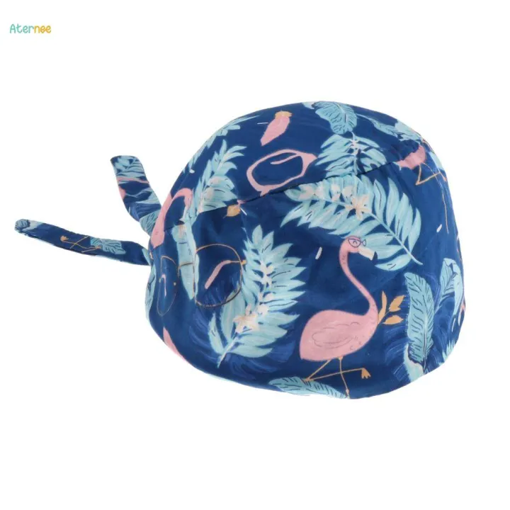 2%20Pieces%20Adjustable%20Doctor%20Nurse%20Scrub%20Cap%20Flamingo+Universe%20-%20Image%204