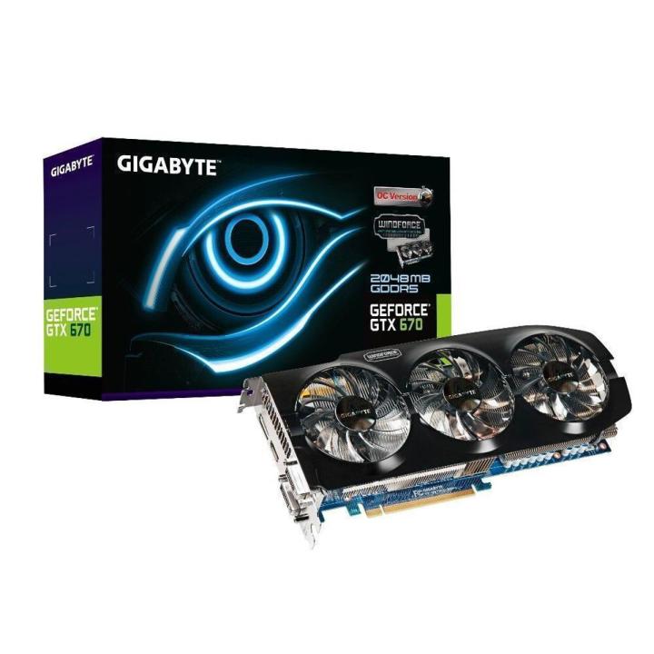GTX 670ti,  GDDR5 memory,256 bit memory interface