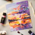 pack of 5 Pieces Of 8 X 8 Inches Canvas For Painting Best For Acrylic & Oil Paints. 