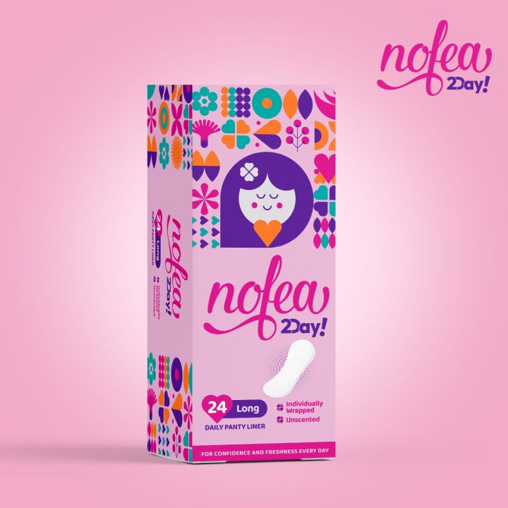 Nofea Daily Panty Liner Long 24 Pack