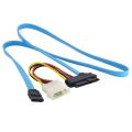 SAS adapter cable SCSI SFF-8482 to SATA power cord 29-pin serial port cable converter HDD hard disk SAS to SATA adapter. 