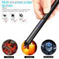 Electric Arc BBQ Lighter USB Rechargeable Lighters Windproof Flameless Plasma Ignition Long Gas Lighter Gas Stove Candle Lighter. 