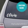 custom car name sticker Write your name on car or anything else write my name on cars. 