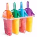 Ice-cream popsicle Mould Set- Ice-cream Lolly Mould - Pack of 4 Ice cream High Quality Plastic Ice cream Mold. 