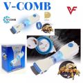 Anti Lice And Nit Eggs Removing V-Comb Electric Machine Painless And Chemical Free Multipurose V-Comb with Extra Filters Premium Quality Product. 