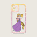 【NShisasN】Tangled Rapunzel Tangled Phone Case Telefoon For IPhone 13ProMax 14 13 12 11 Pro Max Mini Transparent Fine Hole Soft Cover. 