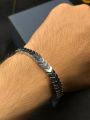 Hematite jewelry Bracelets Adjustable Heart Arrow Magnet Bracelet for Men Jewelry. 