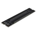 Mini Dual 12 Level Indicator LED Light Bar VU Meter Stereo Amplifier Board Adjustable Light Speed Board with (A). 