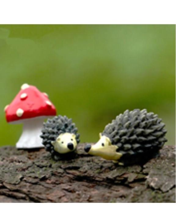 3Pcs%20Cute%20Hedgehogs%20&%20Mushroom%20Miniature%20Mini%20Fairy%20Garden%20Plant%20Decor%20-%20Image%203