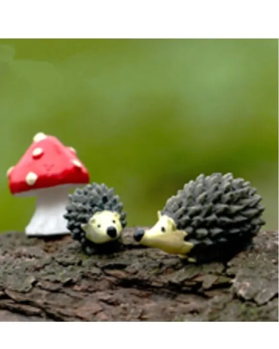 3Pcs%20Cute%20Hedgehogs%20&%20Mushroom%20Miniature%20Mini%20Fairy%20Garden%20Plant%20Decor%20-%20Image%203