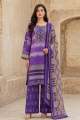 Kleren 3 Piece Unstitched or Stitched Digital Printed Lawn Suit for Women with Digital Printed Lawn Shirt, Digital Printed Cotton Trouser and Digital Printed Chiffon Dupatta - Summer Collection 2026 - Design code : Hermosa H-11. 