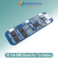 HX-3S-1 Lithium Battery 3S 12V 10A Charge Protection Module BMS PCM for 18650 Li-ion Cells Charging. 