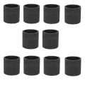 10Pcs Foam Filter Sleeve for Shop Vac 90304 90585, Replacements for Shop Vac Filter, Craftsman Wet Dry Vac Filter. 