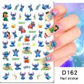 Disney 3D Nail Art Stickers Cartoon Lilo and Stitch Nail Art Decoration Mickey and Minnie Stickers For Nails DIY Anime Decals. 