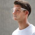 UniColorful Eye Shield Visor Large Mirror cycling Sun Glasses Half Face Shield Guard Protector Face Mask Anti-spray Mask. 