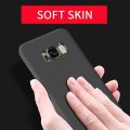 Samsung Galaxy S8 MATTE BLACK FLEXIBLE TPU CASE SLIM COVER - SHOCKPROOF. 