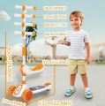 Seat Scooty Body Light WIth Music lights Three-Wheel Scooty for Kids High Quality kids Foldable Scooty Hot Sale! IMPORTED. 
