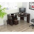 L-Shaped Corner Desk New Design Modern High End office table Living Room Table  With 2 Drawer 1 Cabinet  and Keyboard Tray  4 in 1 Office Table. 