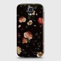 Dark Rose Vintage Flowers 3D Print Case For Samsung Galaxy S4. 