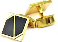 Cufflinks for Men | Golden Black Decent Cufflinks. 