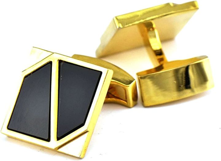 Cufflinks for Men | Golden Black Decent Cufflinks