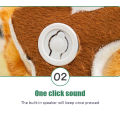 PinShang Simulation Cat Plush Toys Soft Stuffed Kitten Plush Doll With Sound Cute Animal Plushies For Kids Birthday Gifts. 