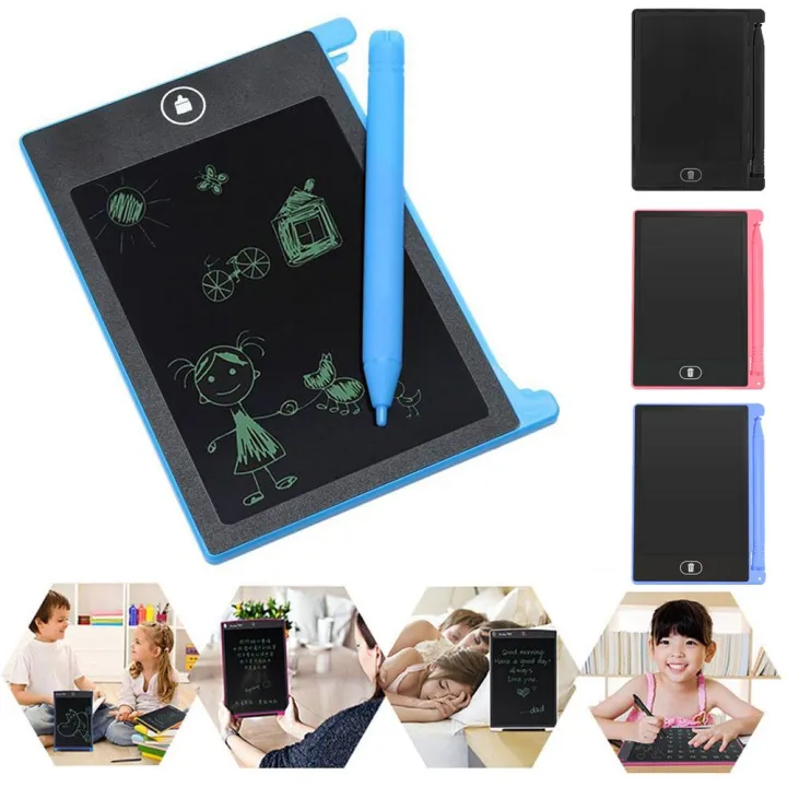 Ss Writing Pad 4.4 Inch Portable Notepad Paperless Digital Message Pad LCD Writing ...