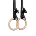 Gymnastic rings, olympic rings, Cross training gymnastic fitness exercises rings. 