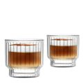 Set Of 2 Double Wall Drinking Glasses 260ml. 