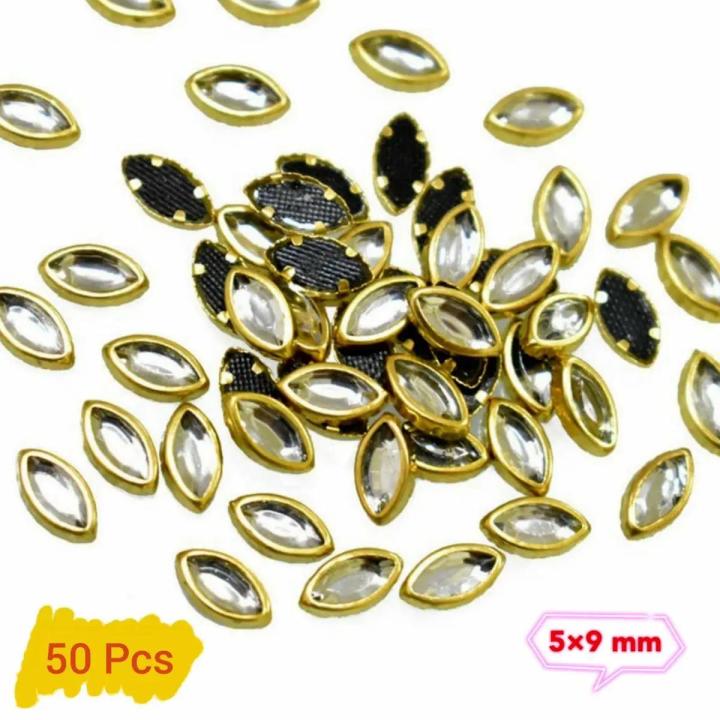 Modern Kundan for Jewellery Set - Exquisite Kundan Stone Jewelry in Leaf Shape | Perfect for Pakistani Weddings