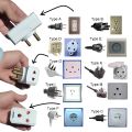 15A 3 Pin Multi Plug Power Plug Converter Type M Plug Socket Safety Shutter Plug For High Voltage Plug Load And Safety Electrical Uses Strong Safe And Durable Highly Efficient Plug Reliable Plug AC Plug For AC. 