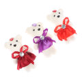 10Pcs 12cm Bear Flower Bouquet Toy Cartoon Doll Teddy Bear Bouquet Graduation Birthday Wedding Gifts Party Decor-Angelia. 