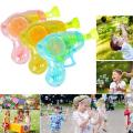 Bubble Maker Toy With Refill Bubble Fluid For Outdoor Fun Party and Play Color May Vary. 