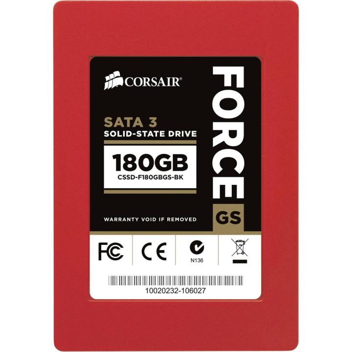 Corsair Force Series GS 180GB SATA III/6G SATA 6.0 Gb-s 2.5-Inch Solid State Drive REFURBISHED 100%