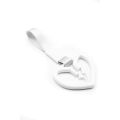 JDM Broken Heart White Ring Hand Strap Decoration 1 pcs. 