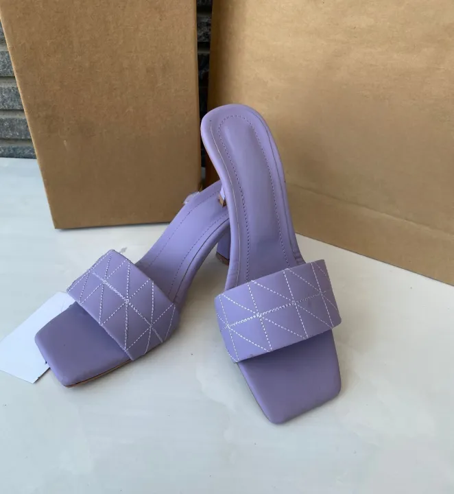 Stylish%20Fancy%20Korean%20style%20Kitten%20Leather%20High%20heel%20women's%20stiletto%20wedding%20Shoes%20toe%20mules%20-%20Image%202