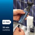 Philips Bodygroom Series 3000, Showerproof Groin and Body Trimmer, Close and Comfortable Shave, Complete Body Grooming, 60 Min. Runtime, Model BG3027/03. 
